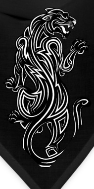 Tribal Style By Ice - Tribal Tattoo Design Panther - Free Transparent PNG  Clipart Images Download